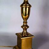 Vintage bronze lamp 70/80s neo-classical style Charles, Baguès. 72 cm. S080