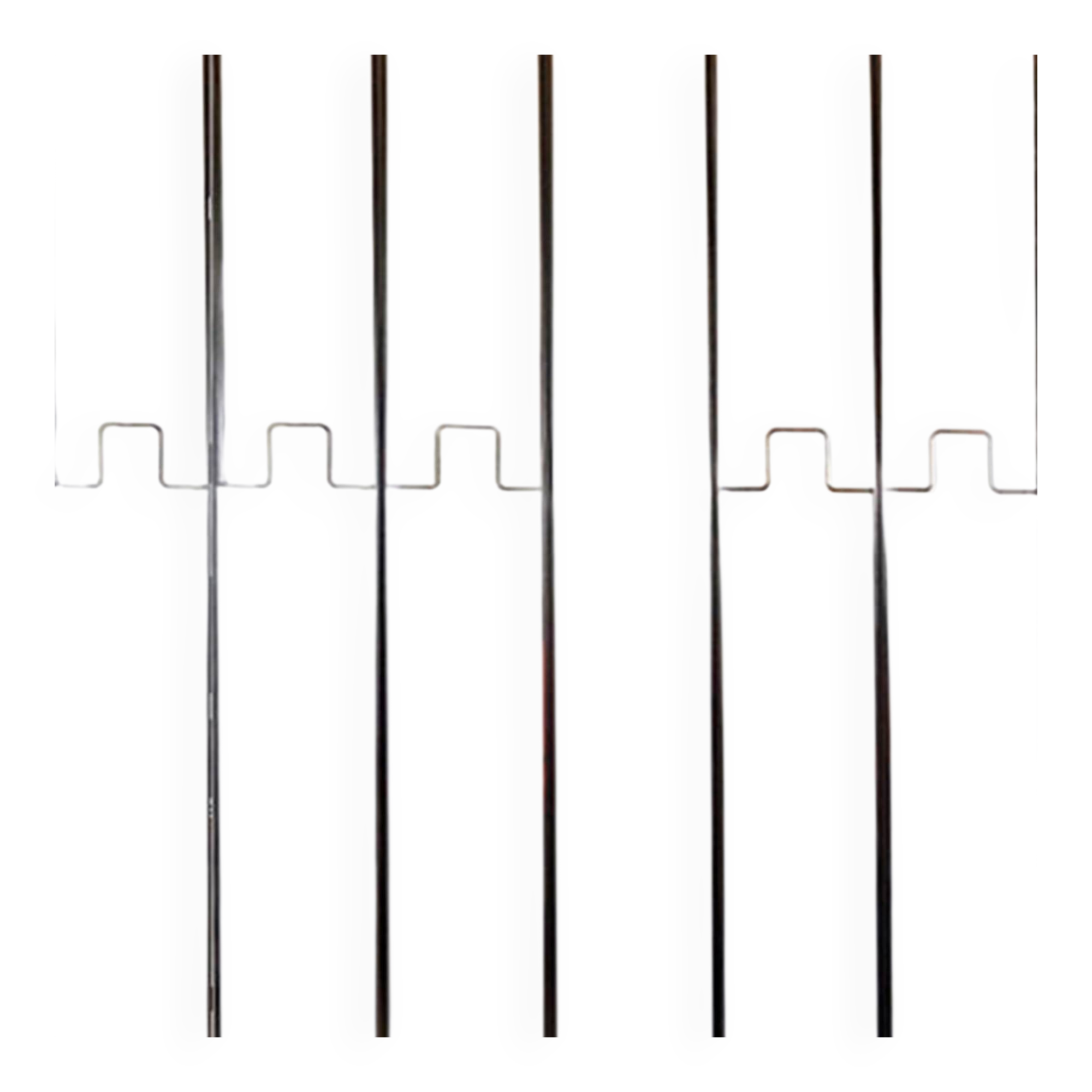 Set of Six Modular "Gronda" Italian Mirrors by Luciano Bertoncini, 1970s