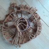 Vintage suspension in macramé