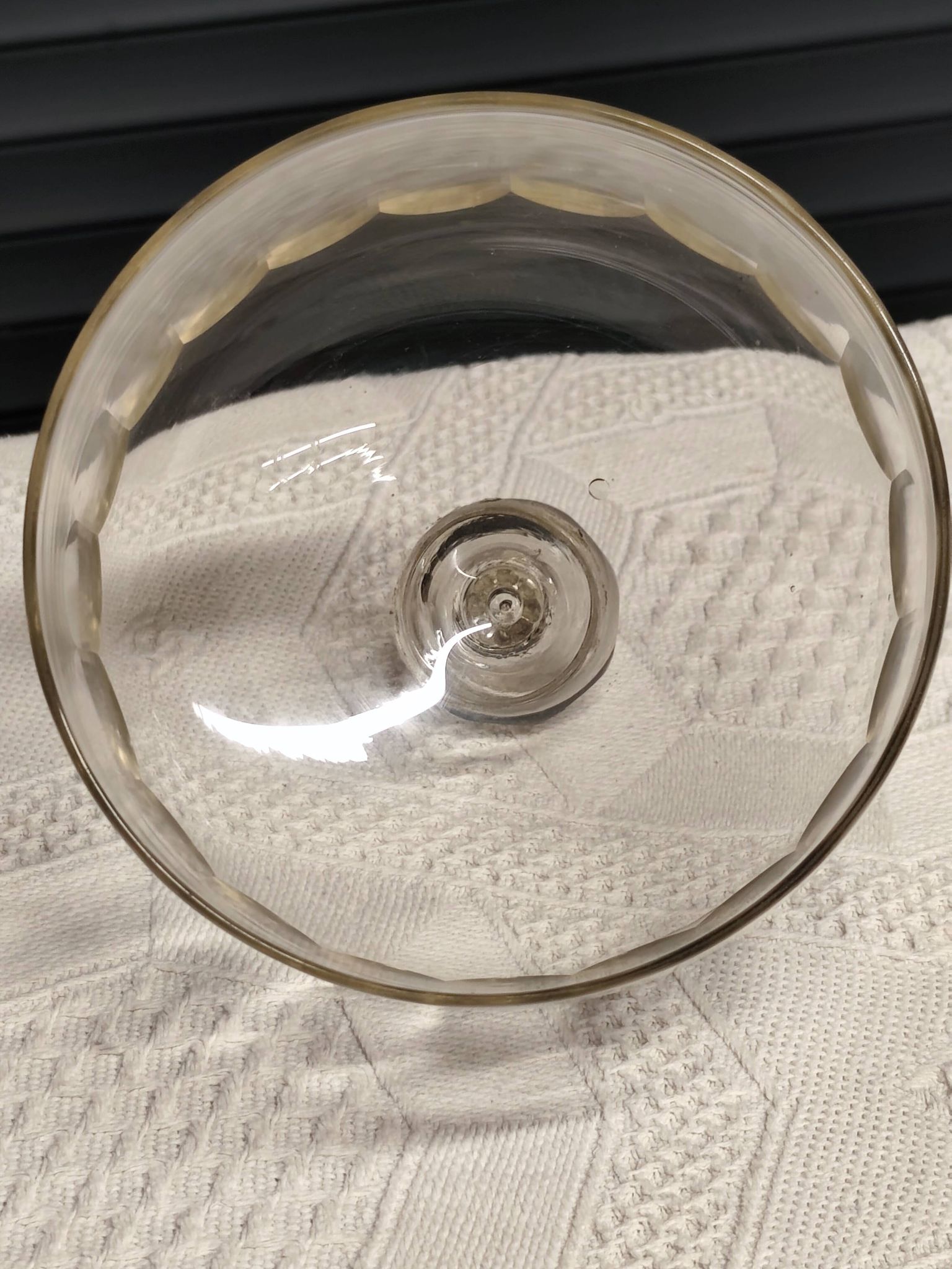 Cloche a fromages en cristal
