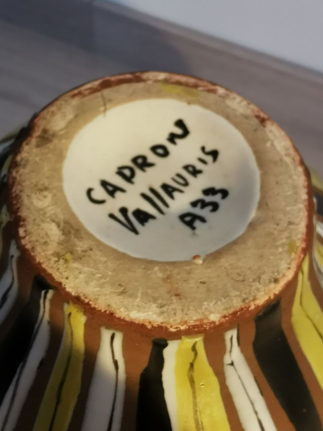Vase à oreilles par Roger Capron Vallauris 50/60's