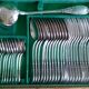 Silver metal housewife Goldsmith Perrin in Paris composed of 37 pieces