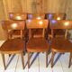 Lot 6 bistro chairs