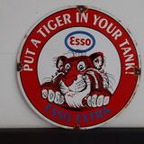Enamelled plate ESSO 1962