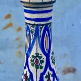Antique Moroccan Ceramic Vase Signed - XXL Size