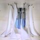 1970's Murano Glass Sconces, Mazzega, Italy - a Pair