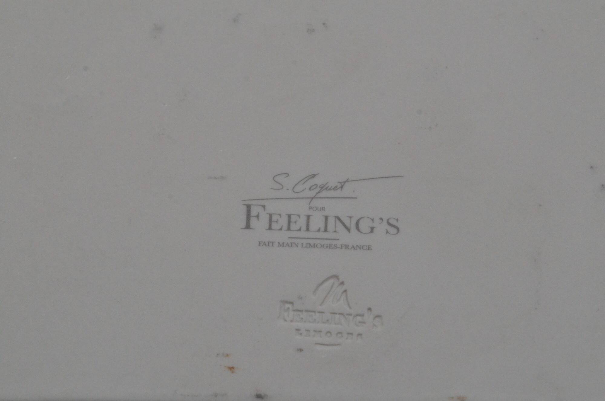 Ensemble de 7 pièces sculpturales Sylvie Coquet pour Feeling’s, Limoges
