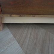 Cherrywood chest of drawers with ogee – 4 drawers – 80s – Louis Philippe style