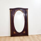 Large carved wooden mirror – Art Nouveau from the 1900s