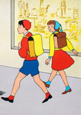 Poster "Traffic Scene" Verkehrsbilder 1962