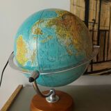 Luminous globe , Denmark , globe scan