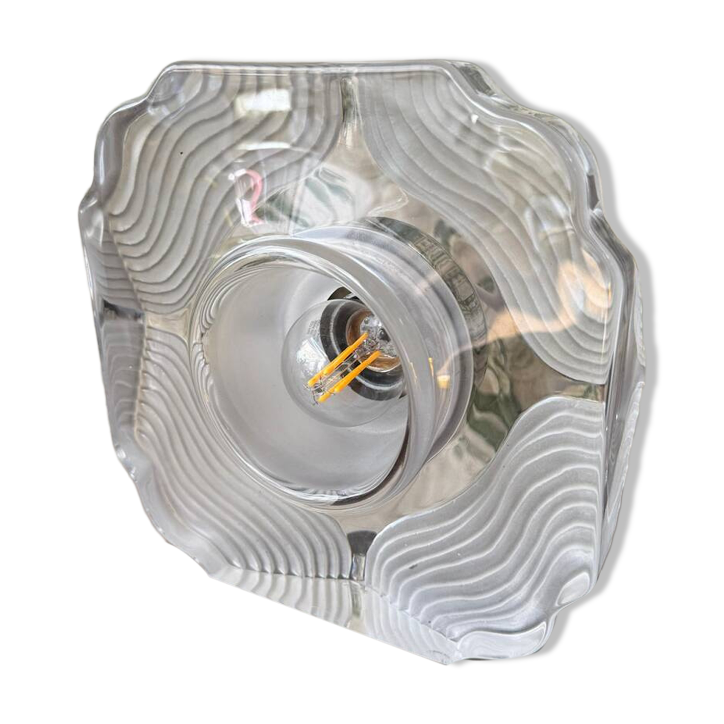 Lampe de table vintage “Daum France” – Années 70