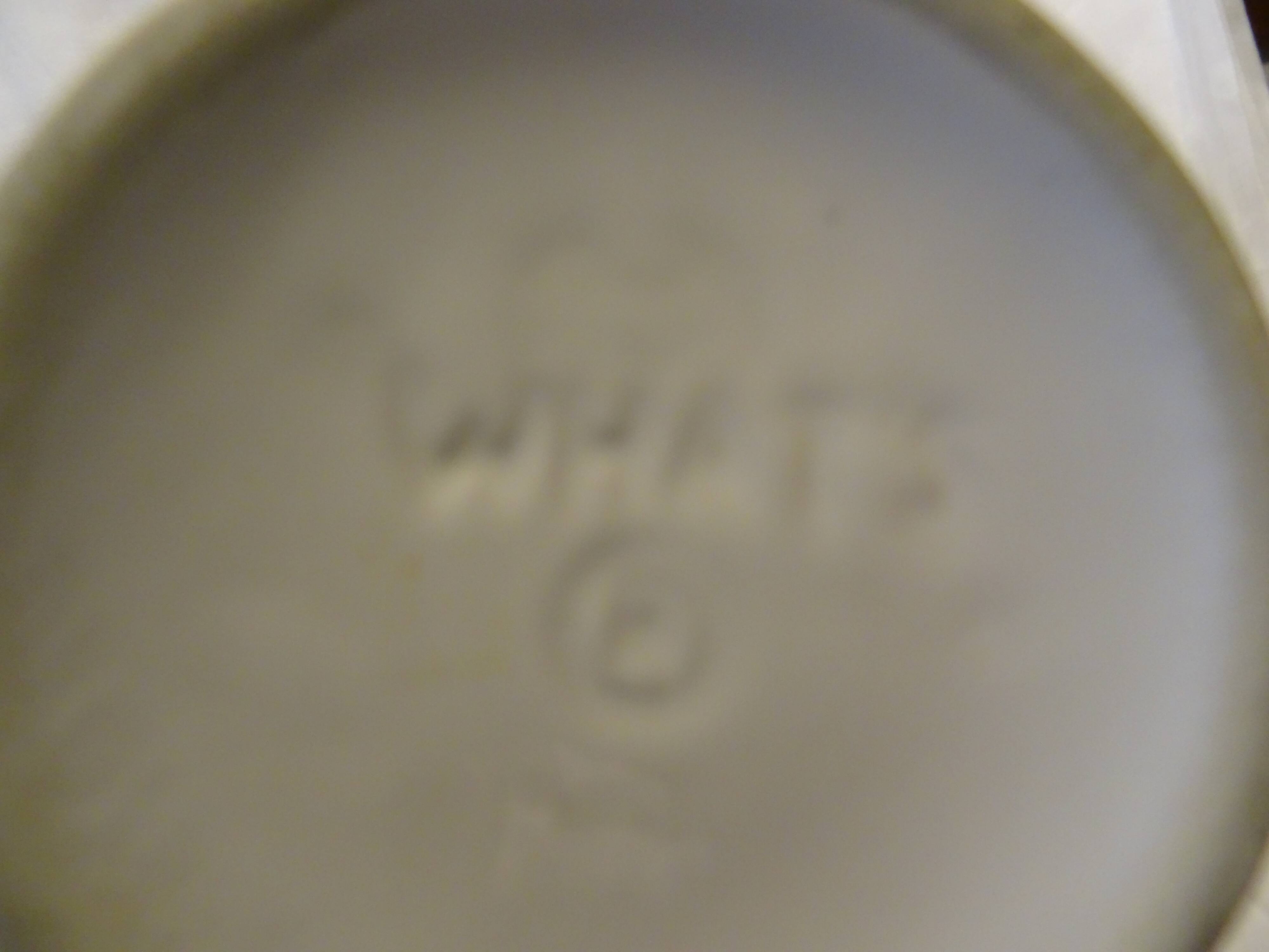 "draped" earthenware vase