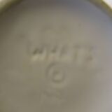 "draped" earthenware vase