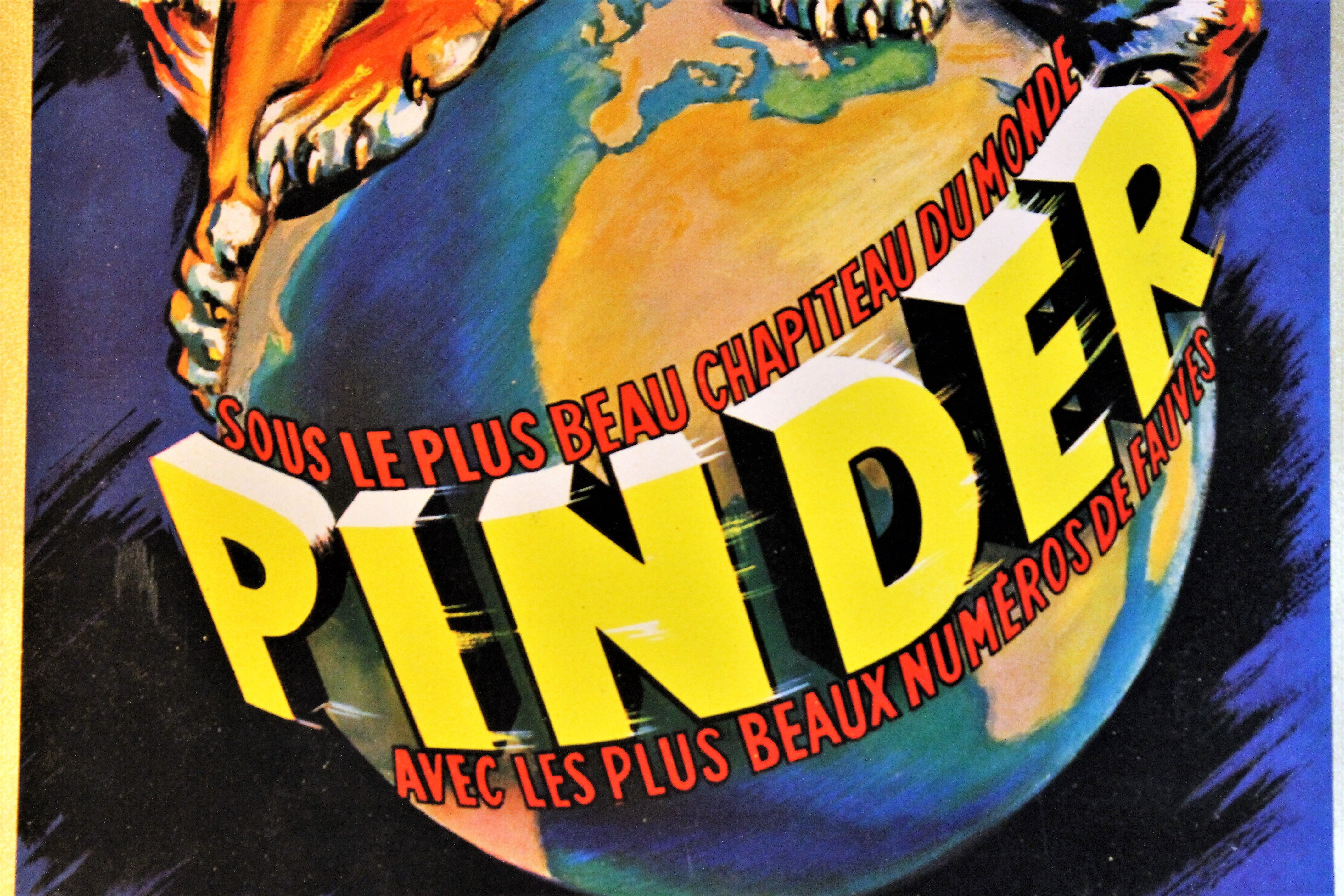 Pinder circus poster 1960s