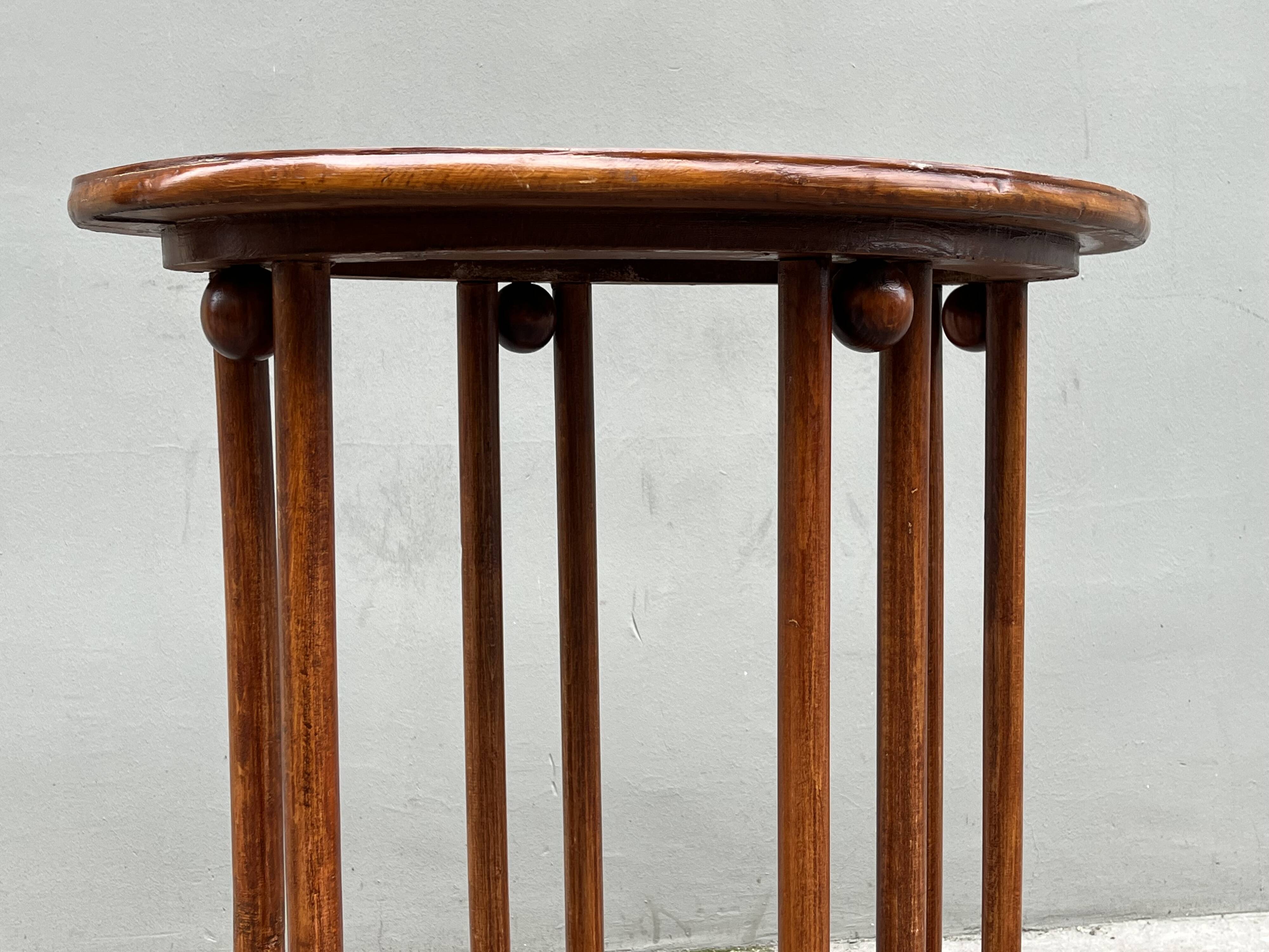 Josef Hoffmann Art Nouveau pedestal table