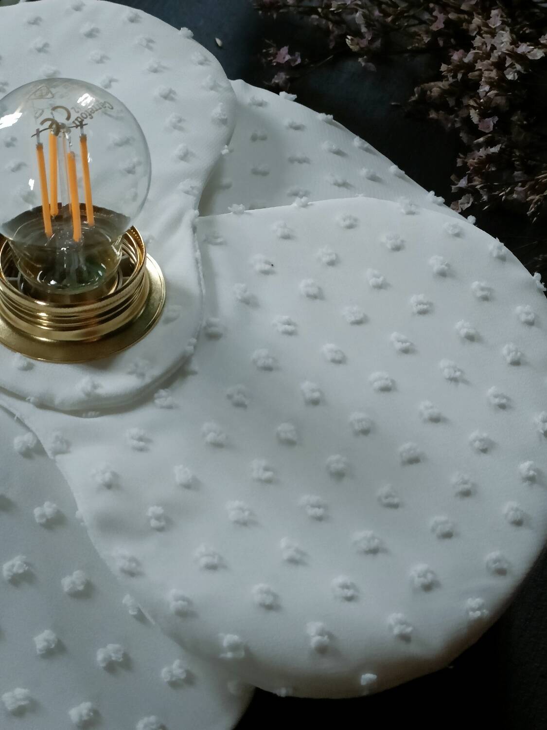 “Snowdrop” flower applique