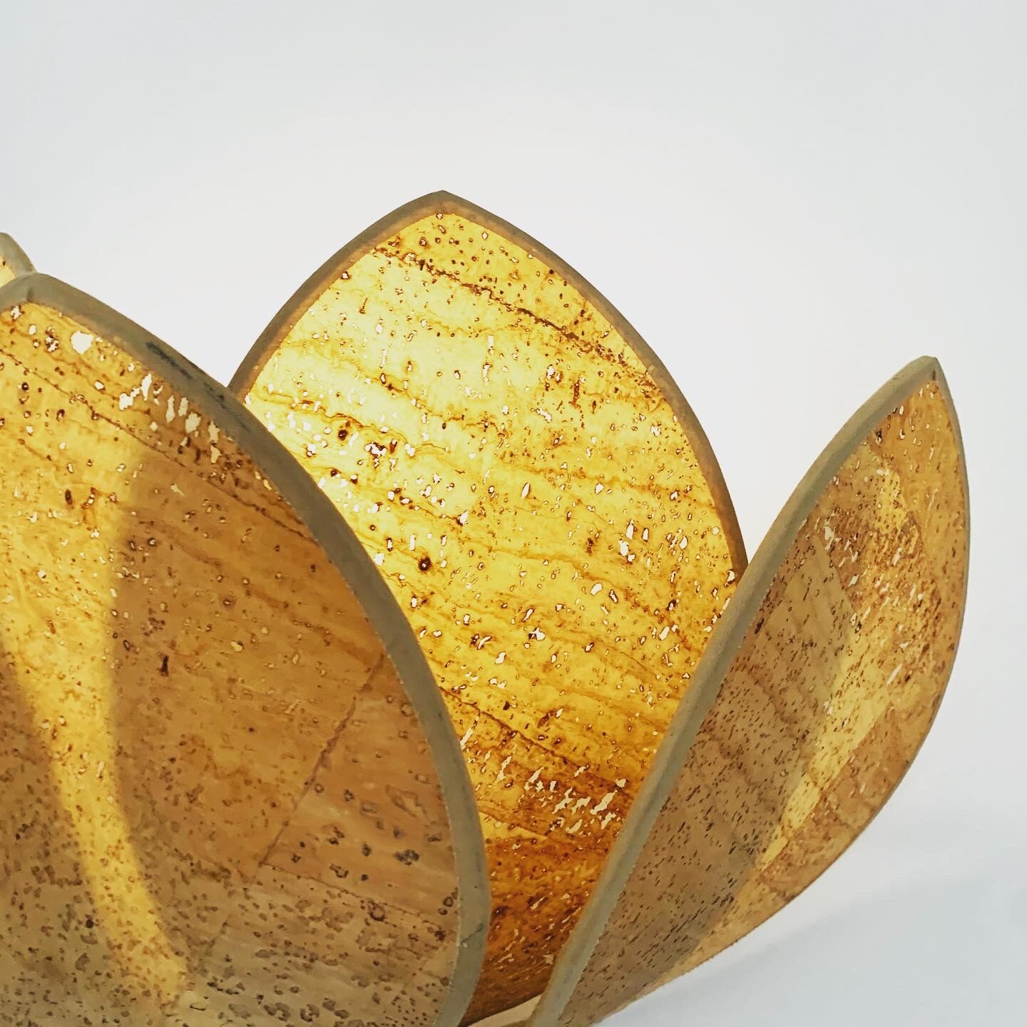 Vintage lotus sconce