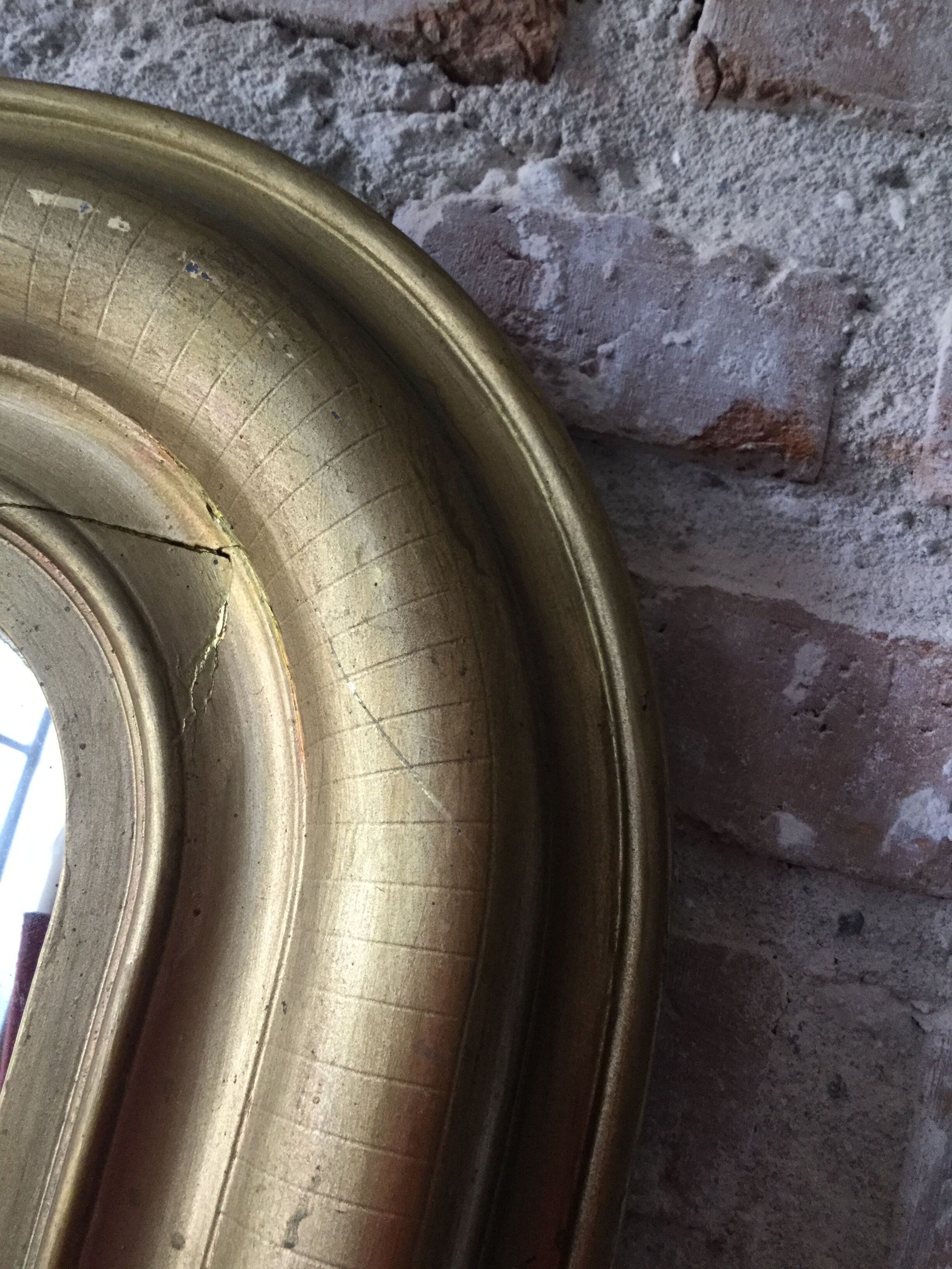 Old gilded mirror 77x104