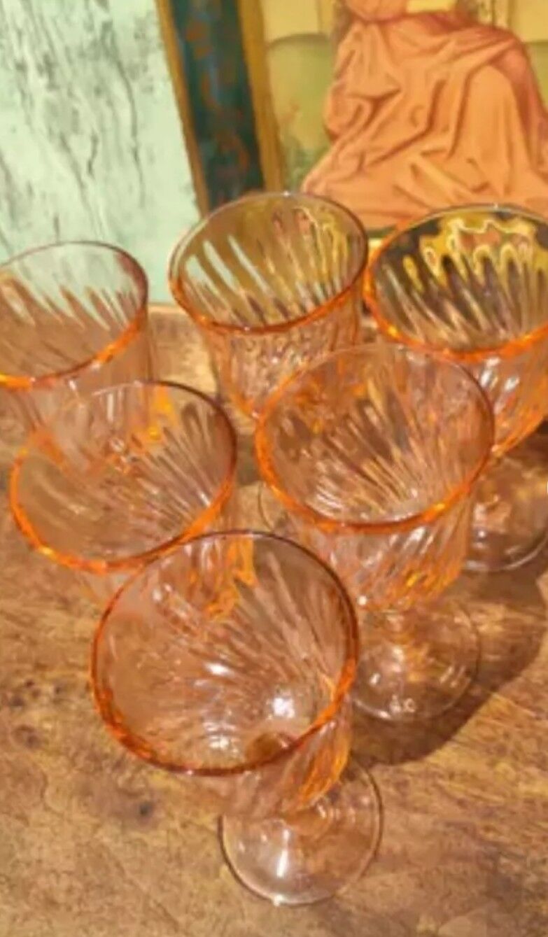 Water glasses rosaline d'arcoroc luminarc roses