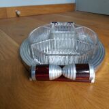 Durinox art deco mirror aperitif tray