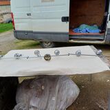 Vintage Chrome Pendant Light