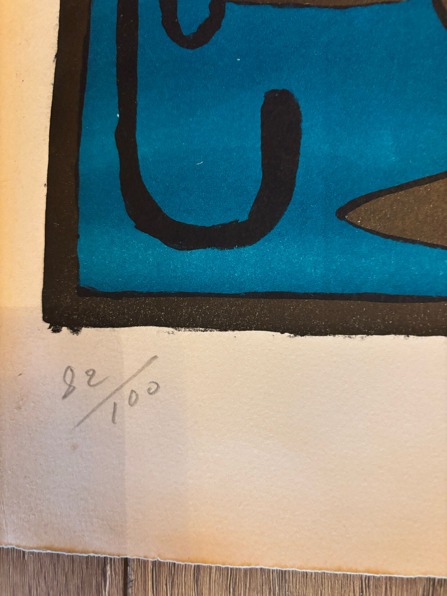 Original lithograph etienne-martin "dwellings" signed numbered 22/1