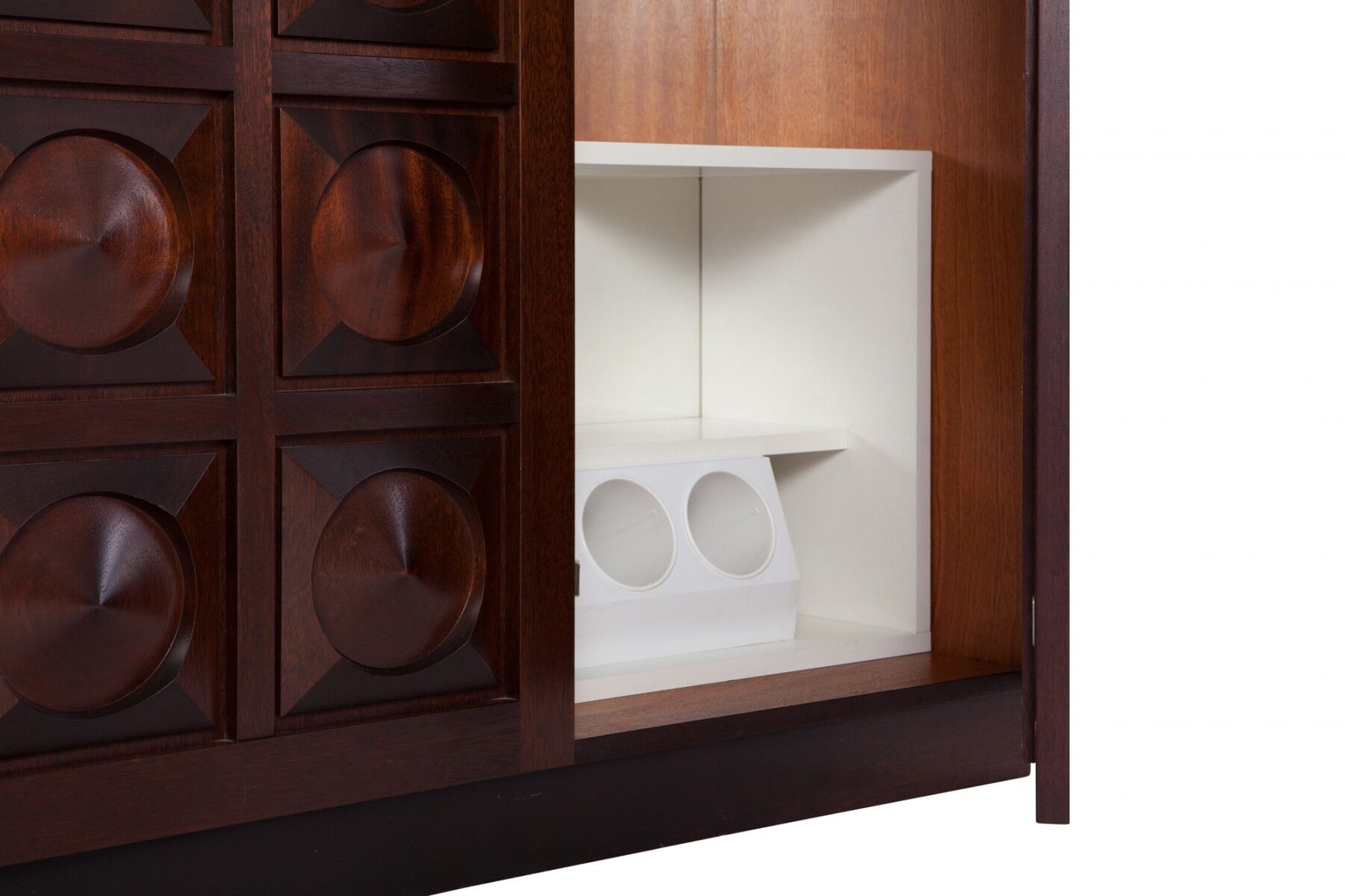 Dark mahogany rough bar furniture 1970