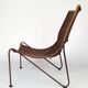 Pair of "Mombasa" rattan and steel armchairs by Pier One