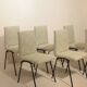 Set of 6 "Robert" chairs by Pierre Guariche for Meurop, 1961