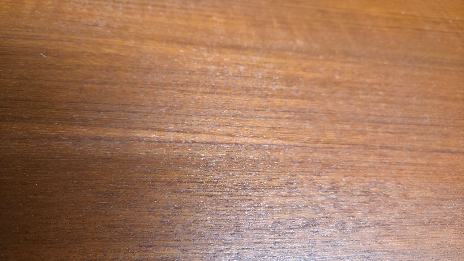 1960 stamped round teak dining table