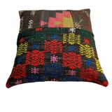 Vintage turkish kilim cushion cover , 55 x 55 cm