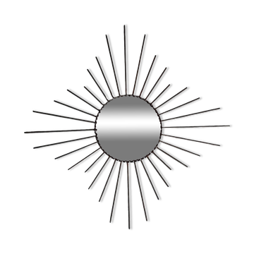 Miroir soleil fer forgé