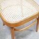 Chaise cannée vintage par J. Hoffmann, éditions Thonet