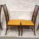 Vintage blonde wood chairs 60s