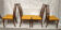 Vintage blonde wood chairs 60s