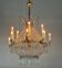 Lustre sac de perles en cristal taillé vers 1800