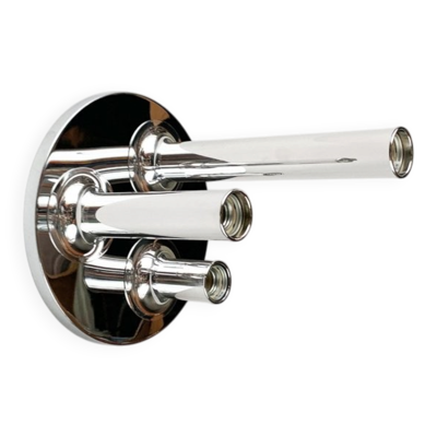 Plafonnier en chrome allemande de l'ère spatiale du milieu du siècle Cosack, années 1960