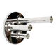 Plafonnier en chrome allemande de l'ère spatiale du milieu du siècle Cosack, années 1960