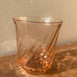 6 vintage water glasses