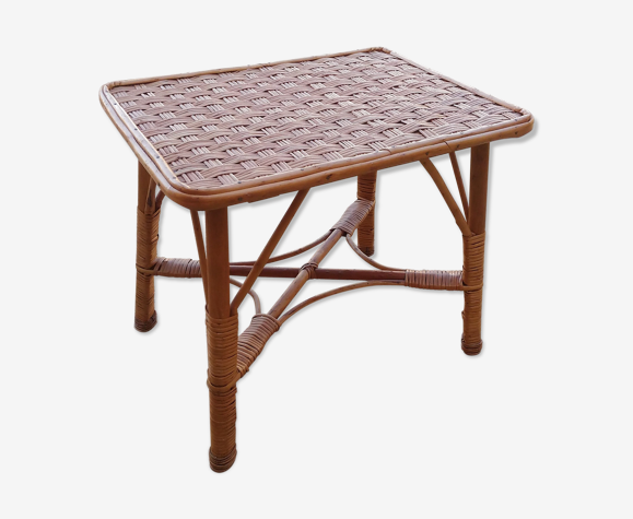Table basse en osier