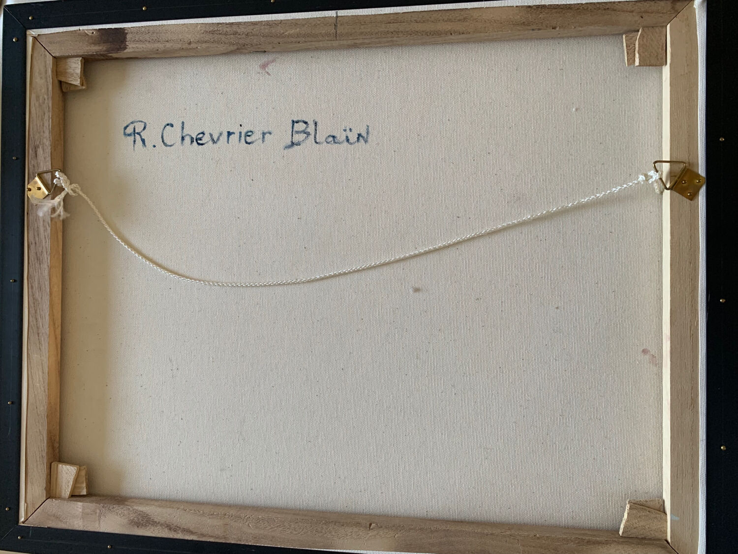 Oil on canvas ice skating