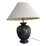 Longwy earthenware lamp