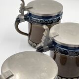 Set of 5 Rosenthal ceramic mugs