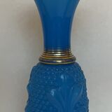 Blue opaline vase