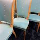 Suite 6 chaises design moderniste 1950