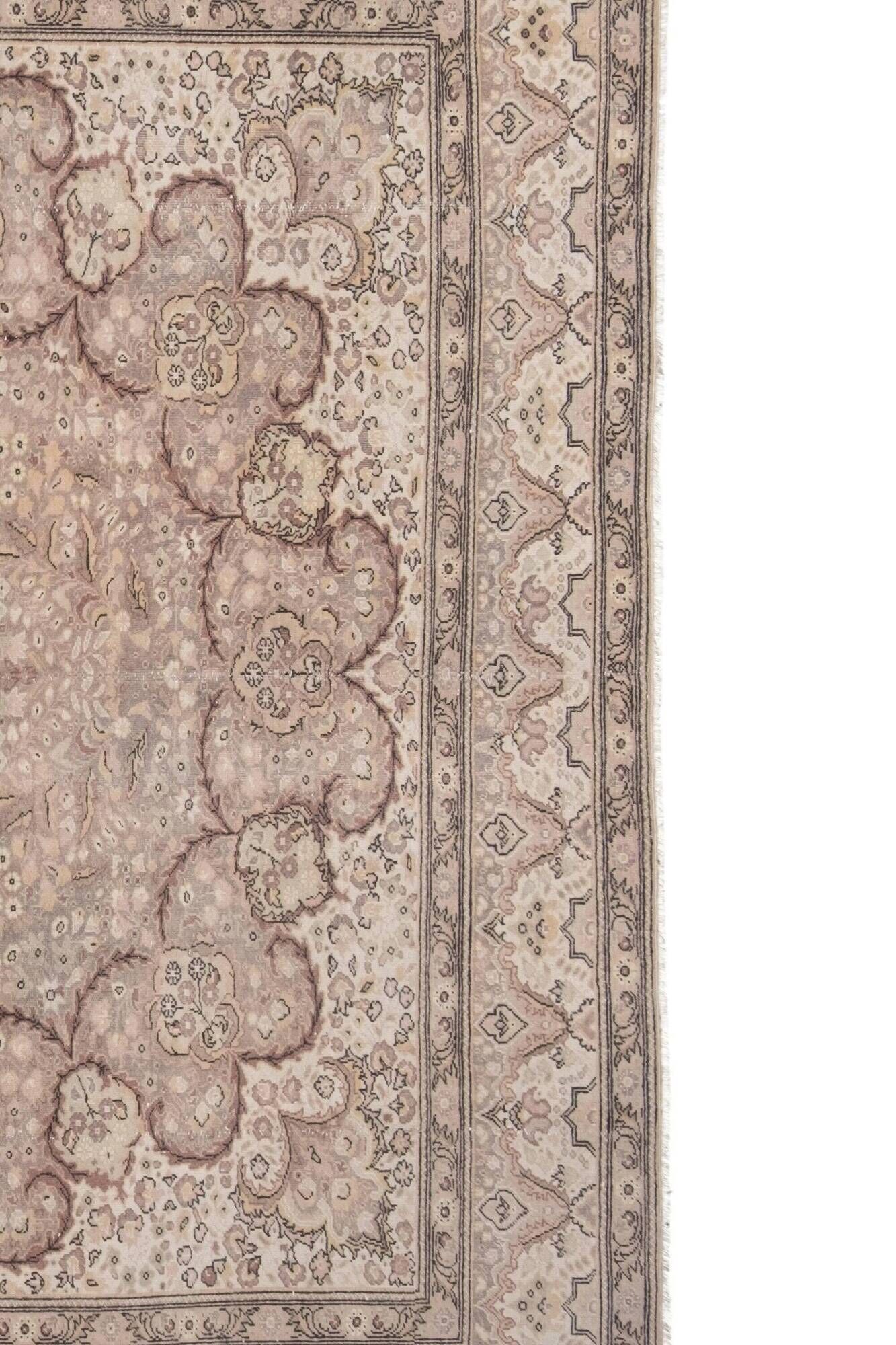Vintage Turkish handmade rug 212x294 cm