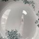 Set of 6 old Hollow Plates Earth of Iron mismatched