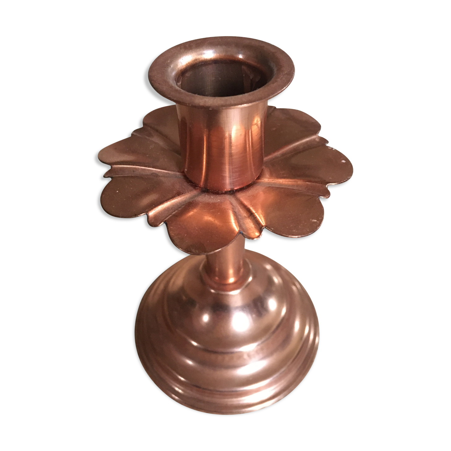 Copper candlestick