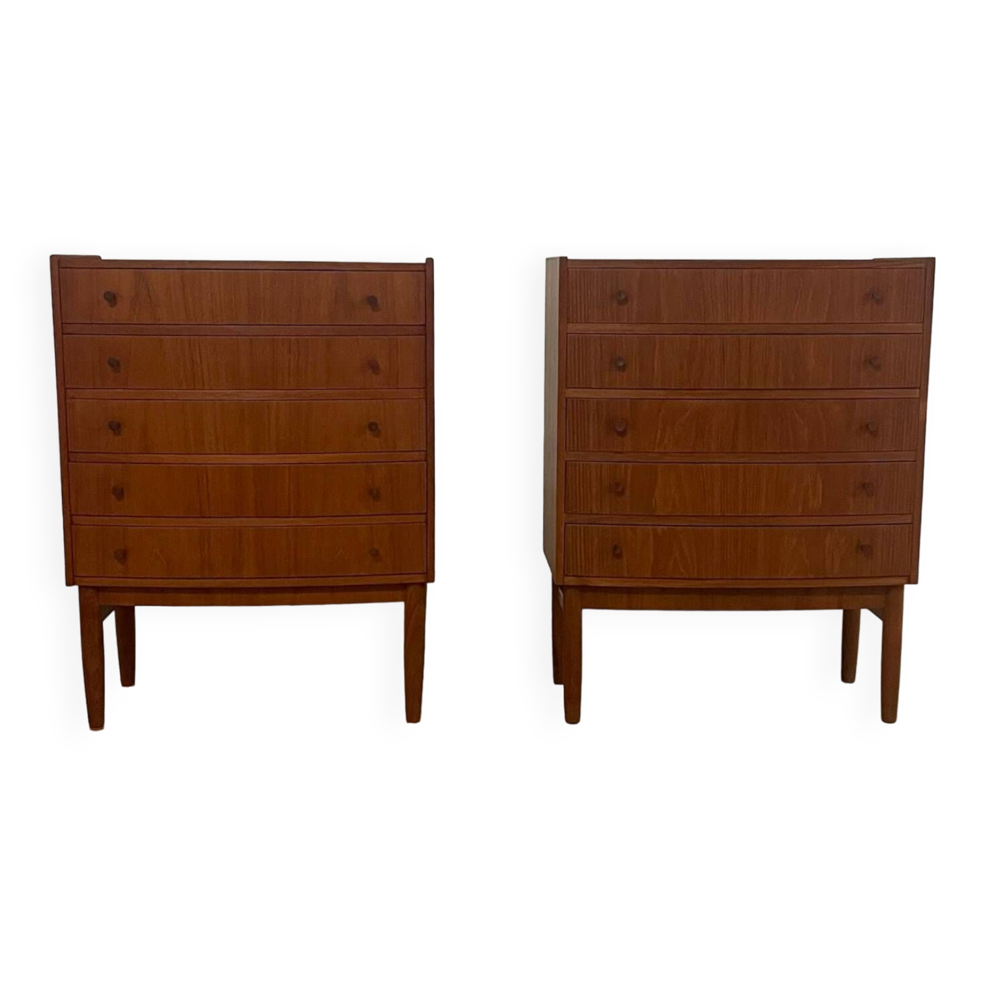Pair of MidCentury teak chest of drawers Kai Kristiansen